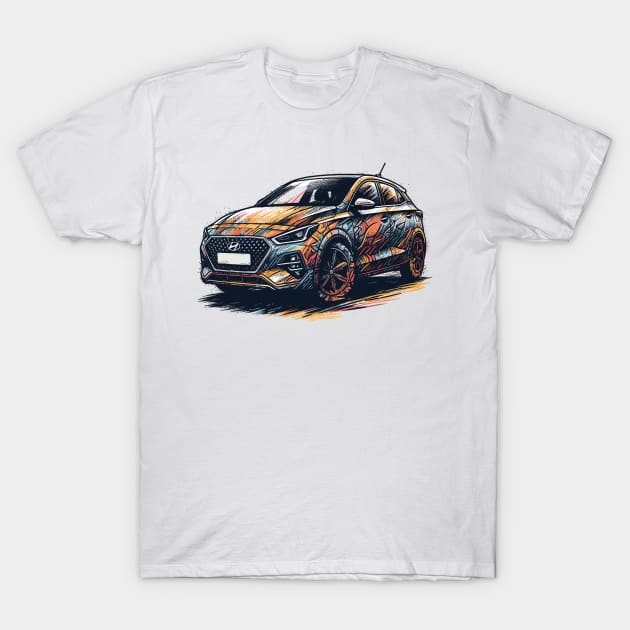 Hyundai I30 T-Shirt by Vehicles-Art